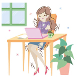 職場が寒すぎる女性