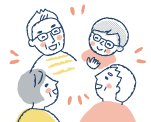 お年寄り同士のコミュニティ