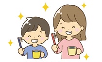 歯みがきはしっかりと!