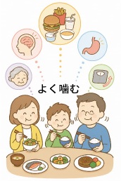 よく噛む
