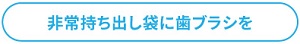 非常持ち出し袋に歯ブラシを
